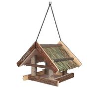 Trixie Bark Wood Hanging Bird Feeder - 25 x 25 x 25cm