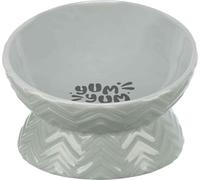 TRIXIE Bowl, Raised, Ceramic, 0,35 l/ø 17 cm, grey