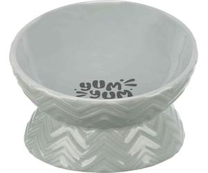 TRIXIE Bowl, Raised, Ceramic, 0,35 l/ø 17 cm, grey