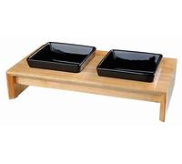 Trixie Bowl set, ceramic/wood
