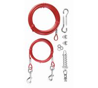 TRIXIE Cable with Pulley Tie Out, 15 m, Red