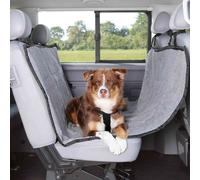 Trixie Car Protection Cover Faux Sheepskin 145x160 CM for Dog Light Grey/Black