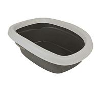 Trixie Carlo Litter Tray With Rim For Cat Dark Grey/Light Grey - 31x14x43cm