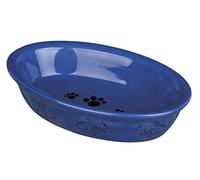 Trixie Cat Face Shape Ceramic Bowl for Cats - Grey - 0.25 l/12 × 12 cm
