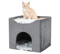 TRIXIE Harvey Cat House Grey/White/Black