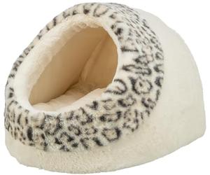 TRIXIE Cat Cave Leo Soft Edition, 35 × 26 × 41 Cm, Cosy Cat Bed With Removable Reversible Cushion - 374246