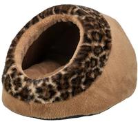 TRIXIE Cat Cave Leo Soft Edition, 35 × 26 × 41 Cm, Cosy Cat Bed With Removable Reversible Cushion - 374247