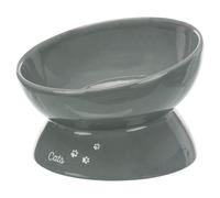 Trixie Cat Ceramic Bowl XXL Gray, RRP 12.99 EUR, NEW
