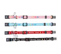 Trixie Kitten Nylon Collar, Sorted - Cat Bell Collar Kitty 4179 Small Safe Snap - cat kitten bell collar kitty 4179 small safe snap buckle elastic