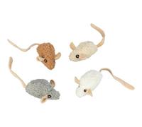 Trixie Cat Mouse Plush Cat Mouse with Catnip, Soft and Throwable Interactive Toy for Indoor Cats, Encourages Game, Curiosity and Natural Hunting Instincts, 18cm