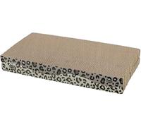 TRIXIE Cat Scratcher Leo Made Of Cardboard, 44 × 6 × 25 Cm, 2 St., Scratching Toy With Catnip - 48033