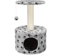 TRIXIE Cat Scratching Post Junior Toledo Grey Cat Furniture Scratching Pillar