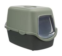Trixie Be Eco Vico Litter Tray with Hood for Cats Anthracite/Grey-Green - 40x40x56cm
