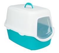 Trixie Vico Litter Tray For Cats Turquoise/white - Turquoisewhite - vico litter tray trixie turquoisewhite cats