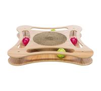 Trixie Scratching Cardboard with Wooden Frame - 35 x 35 x 4cm (L x W x H)