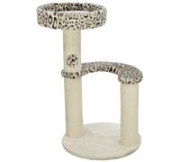 TRIXIE Cat Tree Leo - Multi Level Cat Tower With Padded Platforms And Fully Wrapped Scratching Posts, 82 Cm, Cream, Comfortable & Stable Cat Tree - 48175