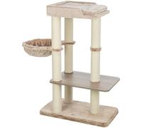 TRIXIE Cat Tree Sienna - Multi Level Cat Tower With Padded Platforms And Fully Wrapped Scratching Posts, 105 Cm, Taupe, Comfortable & Stable Cat Tree - 48154