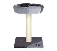 TRIXIE Cat Tree Tarifa 20.5 in grey/black ? Small cat scratching post for young & small cats with a cosy resting platform, comfortable and sturdy ?