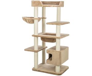 TRIXIE Cat Tree Xxl Brunna - Cat Tower For Large Cats With Plush Condo, 165 Cm, Taupe, Comfortable & Stable Cat Tree - 48158