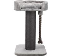TRIXIE cat tree XXL Klara 39.4 inches in grey - robust cat scratching post for large cats with a cosy, elevated lounging area, comfortable & stable - 44676