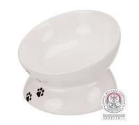 Trixie Cat White Ergonomic Shape Cermaic Bowl - 0.15 l/ø 13 cm