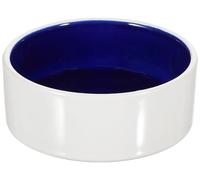 Trixie Ceramic bowl,cream/blue,0.35 l/ø 12 cm