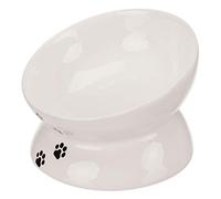 Trixie Ceramic Cat Feeder White