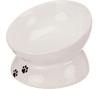 Trixie Ceramic Cat Feeder White