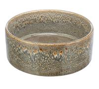 TRIXIE Ceramic Dog Bowl 900 ml - Brown Food Bowl for Dogs Ø 16 cm - He