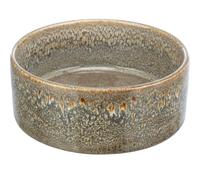 TRIXIE Ceramic Dog Bowl 900 ml - Brown Food Bowl for Dogs Ø 16 cm - Heavy, Non-Slip, Durable and Dishwasher-Safe - 25111
