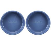 TRIXIE Ceramic Feeder for Breeds Short Muzzle for Cats (Pack of 2)