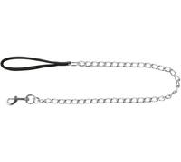 Trixie Chain lead with nylon hand loop, 1.00 m/4.0 mm, black