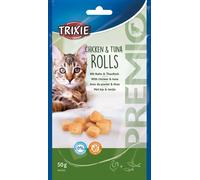 Trixie Chicken and Tuna Rolls Cat Treats 50g Packet