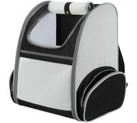 TRIXIE Chloe backpack, 39 × 43 × 27 cm, light grey/black