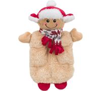 Trixie Christmas Plush Squeaky Dangling Dog Toys (Gingerbread Man 28cm)