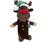 Trixie Christmas Plush Dog Toys with Crunchy Bottle Inner (Reindeer 45cm)