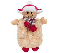 Trixie Christmas Plush Squeaky Dangling Dog Toys (Gingerbread Man 28cm)