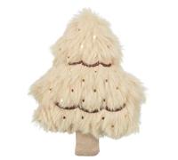 Trixie Christmas Tree Plush Cat Toy, Cream Polyester, 9.5 cm, Catnip-Infused, Festive Holiday Design for Cats