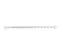 TRIXIE Chrome Long Link Choke Chain, 66 x 4 mm Thickness