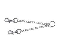 TRIXIE Chromed Twin Chain Coupler, 42 cm x 2 mm