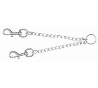 Trixie Chromed Twin Chain Coupler, 60 cm x 4 mm