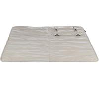 TRIXIE CityStyle 28230 Travel Blanket for Dogs 80 x 80 cm in Beige - Chic Dog Blanket for On the Go - Space-saving, Cosy and Easy to Clean