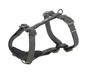 Trixie CityStyle Cotton Dog H-harness Black - Small/Medium - 42cm x 60cm x 15mm