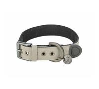 Trixie CityStyle Dog Collar Light Grey - Extra Wide - Medium/Large - 40cm x 47cm x 30mm