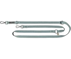 TRIXIE Citystyle V-dog lead - adjustable canvas & polycotton lead, comfortable grip, 3 position settings, m-l size, 78.74" / 0.79", sage green - 1970316