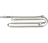 TRIXIE Citystyle V-dog lead - adjustable canvas & polycotton lead, comfortable grip, 3 position settings, s-m size, 78.74" / 0.51", light grey - 1970219