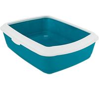 Trixie Classic Litter Tray for Cats Petrol/White - 37x15x47cm