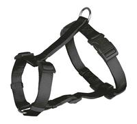 Trixie Friends On Tour Classic H-Harness Black - Medium/Large - 50-75 cm/20 mm