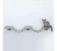 Trixie Climbing Ladder For Cats 150 X 30 Cm Wall Mount Wood Sisal White