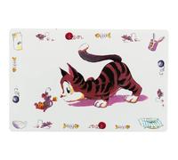 Trixie Comic Cat Print Place Mat, 44 x 28 cm (1 unit)